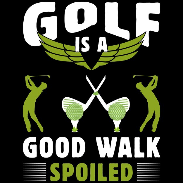 GOLF T-shirt ontwerp Beste golf T-shirt Golf spelen