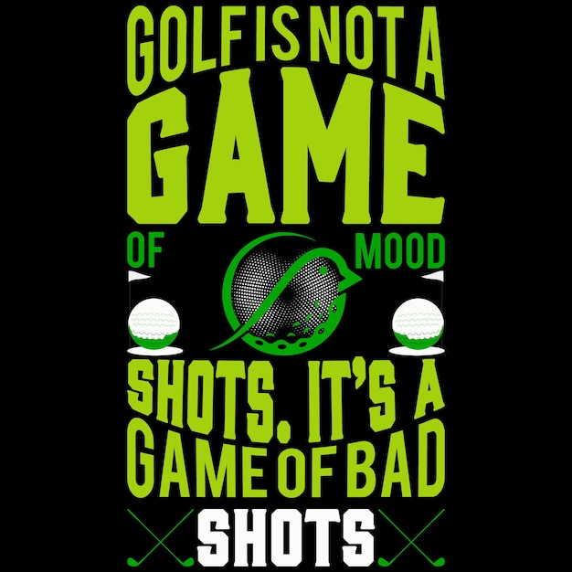 GOLF T-shirt ontwerp Beste golf T-shirt Golf spelen