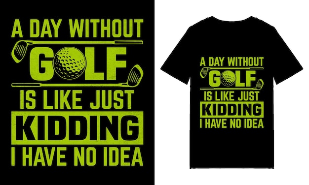 Golf T-shirt ontwerp