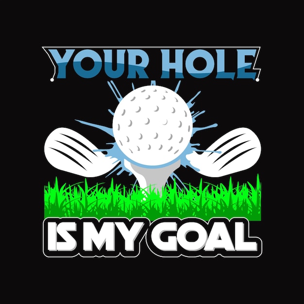 Golf T-shirt ontwerp