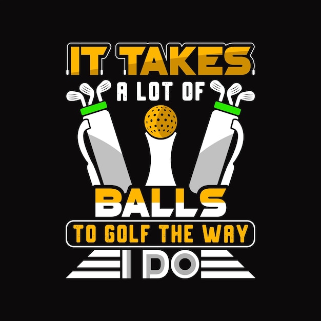 Golf t-shirt ontwerp