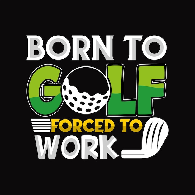 Golf t-shirt ontwerp