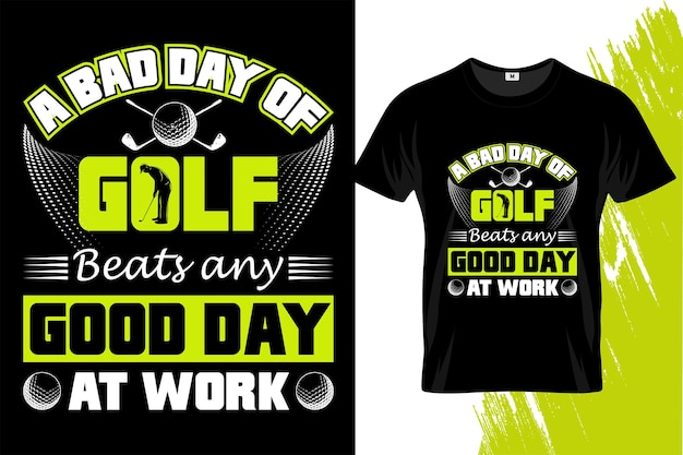 GOLF T-shirt ontwerpsjabloon