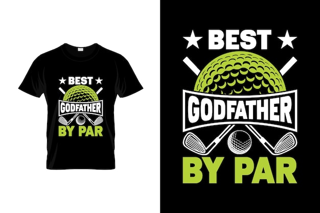 Golf T-shirtontwerp of Golfposterontwerp of Golfillustratie