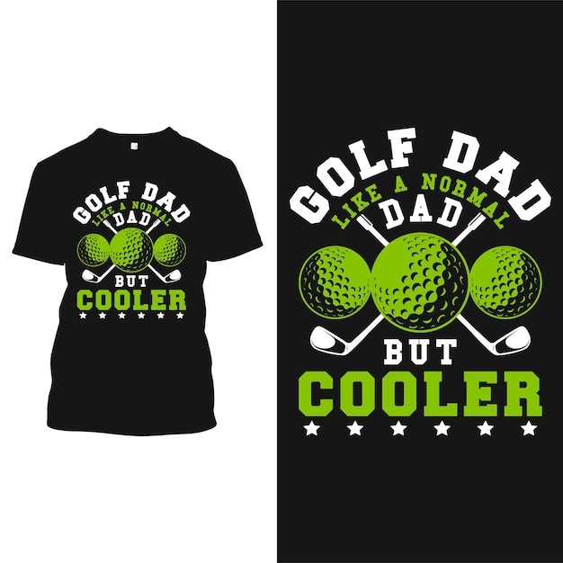 Golf Theme T-Shirt Design For Dad