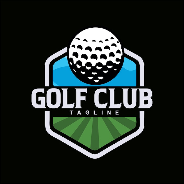 Golf Tournament logo Vector Emblem Label and Badge