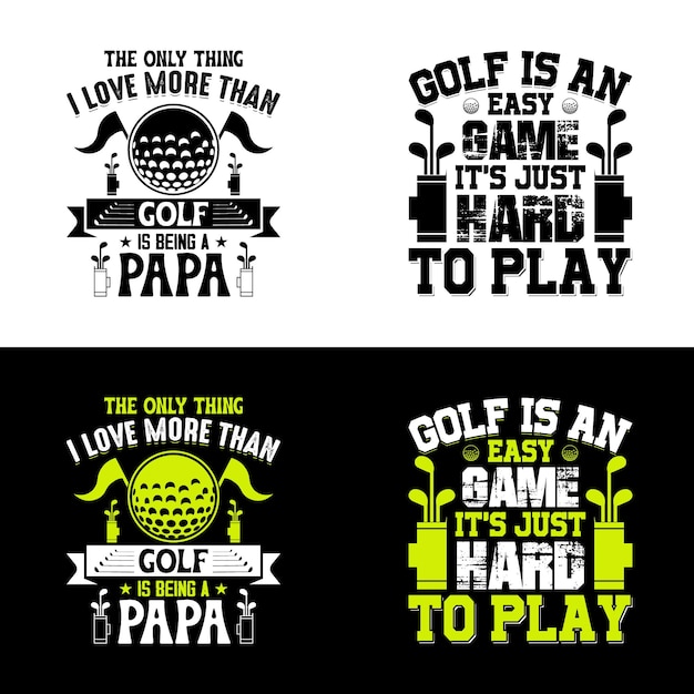 Golf Tshirt Design Or golf Illustration