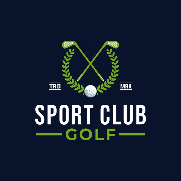 golf vector grafische sjabloon illustratie voor sportclub