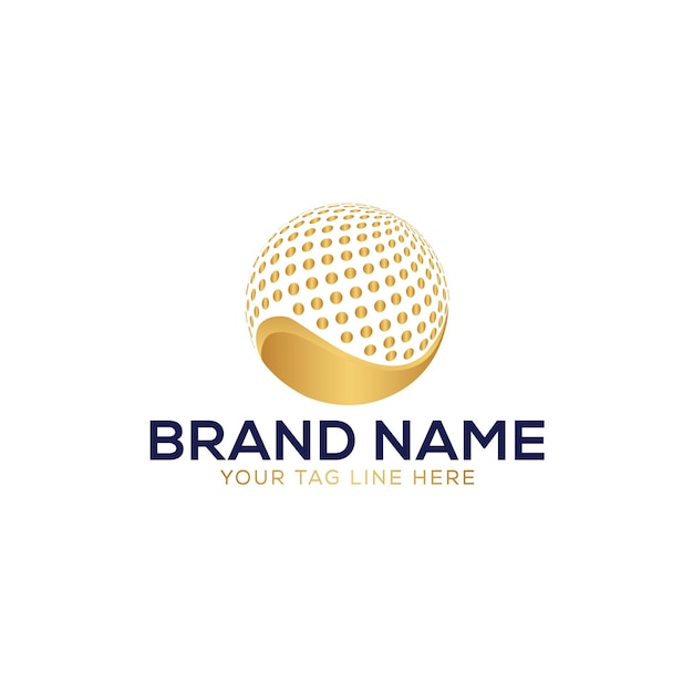 golf vector illustration logo design vector logo
