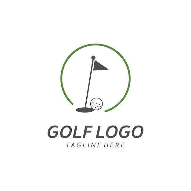 Golf Vector Logo Template Golf Championship icon