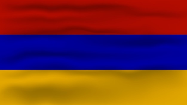 golvende Armeense vlag sjabloon voor uw ontwerp vector illustratie eps 10