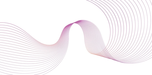 golvende lijn paarse kleur ontwerp abstracte achtergrond met lijn, toepasbaar voor webbanner, posteradvertenties