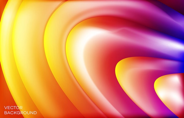 Golvende stijlvolle nieuwe coole gradiënt abstracte kleurrijke vloeibare achtergrond vector ontwerpsjabloon