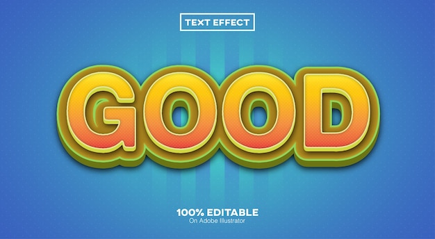 Good 3d text effect