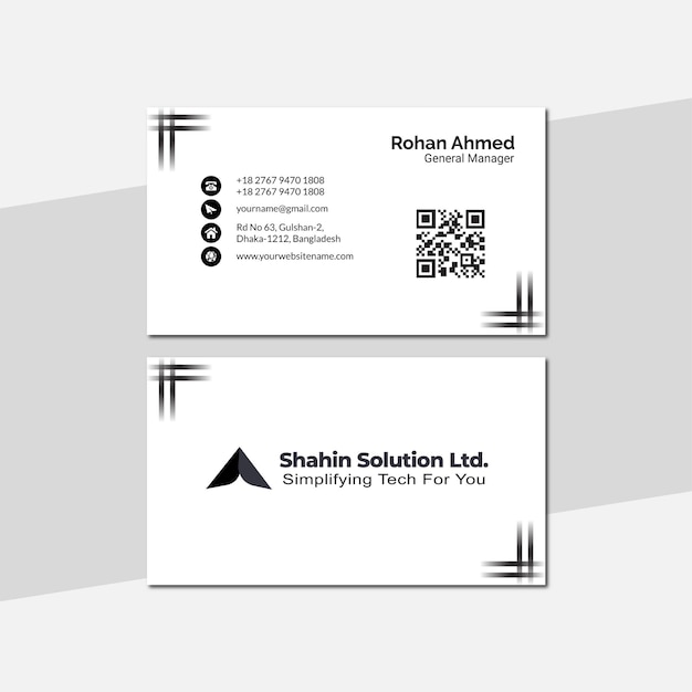 A good business card should convey the overall image of your business, which isn't always easy, considering the card measures just 2 inches by 3 inches.