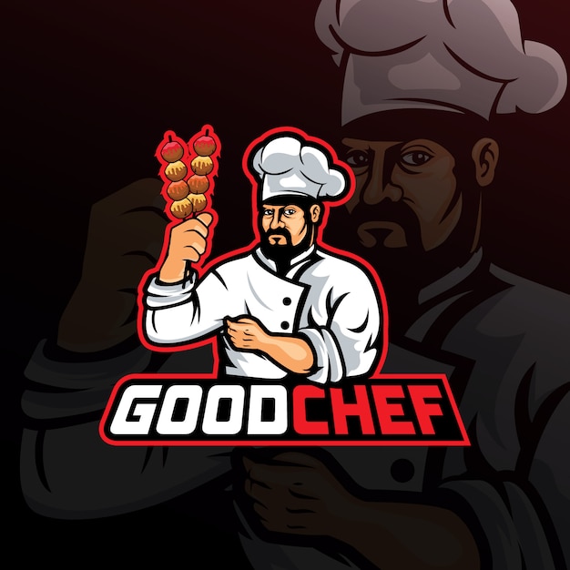 Vector good chef logo e sport