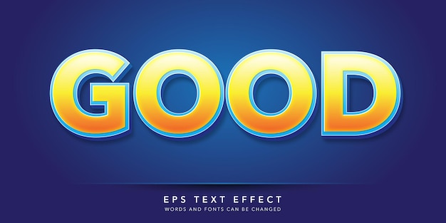 good editable text effect