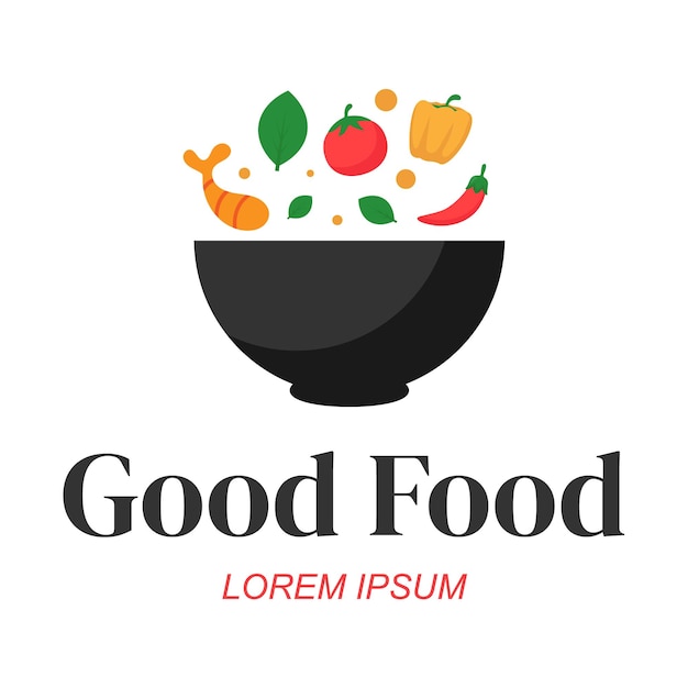 Premium Vector | Good food logo