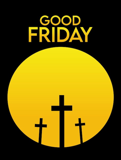 Vector good friday banner and poster