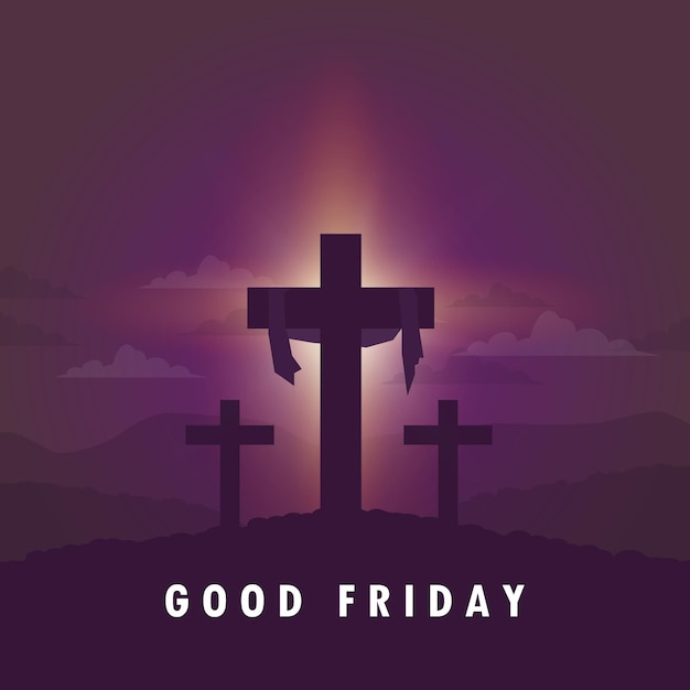 Good Friday greetings with the light of spiritual blessings