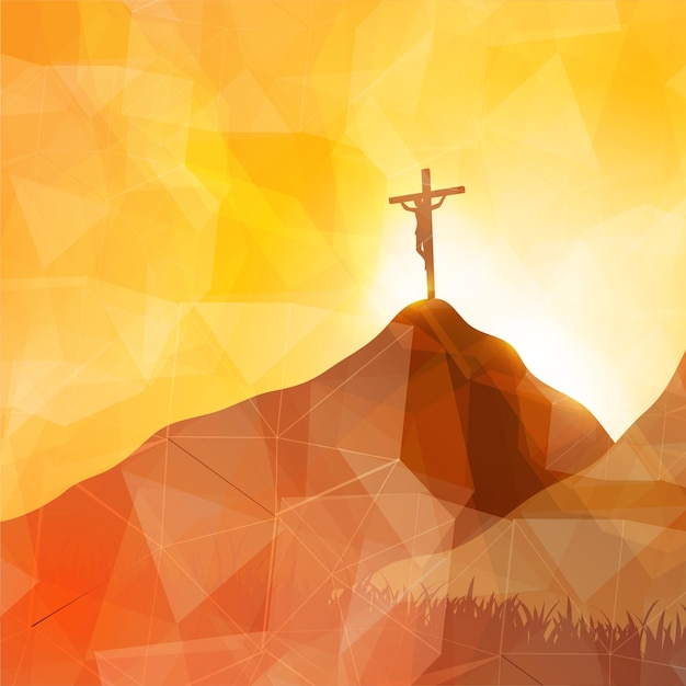 Vector good friday illustration background