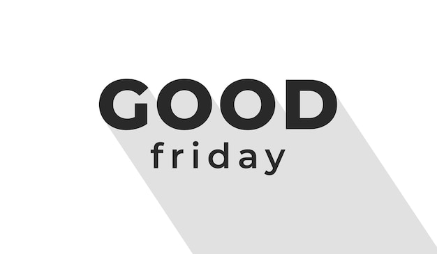 ベクトル good friday (グッドフライデー) はキリスト教の祝日である