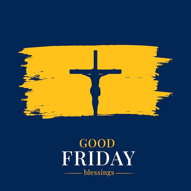 Good friday peace of holy week social media post