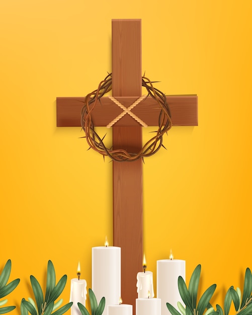 좋은 금요일 기억 일러스트레이션