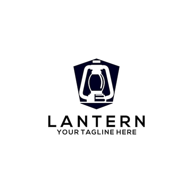 Good lantern logo template vector