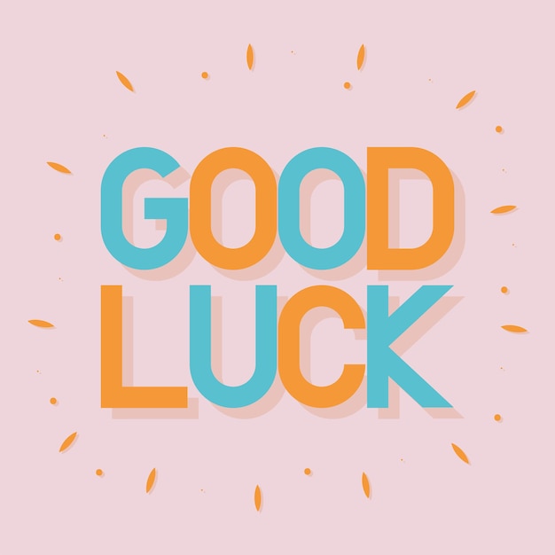 good luck illustration
