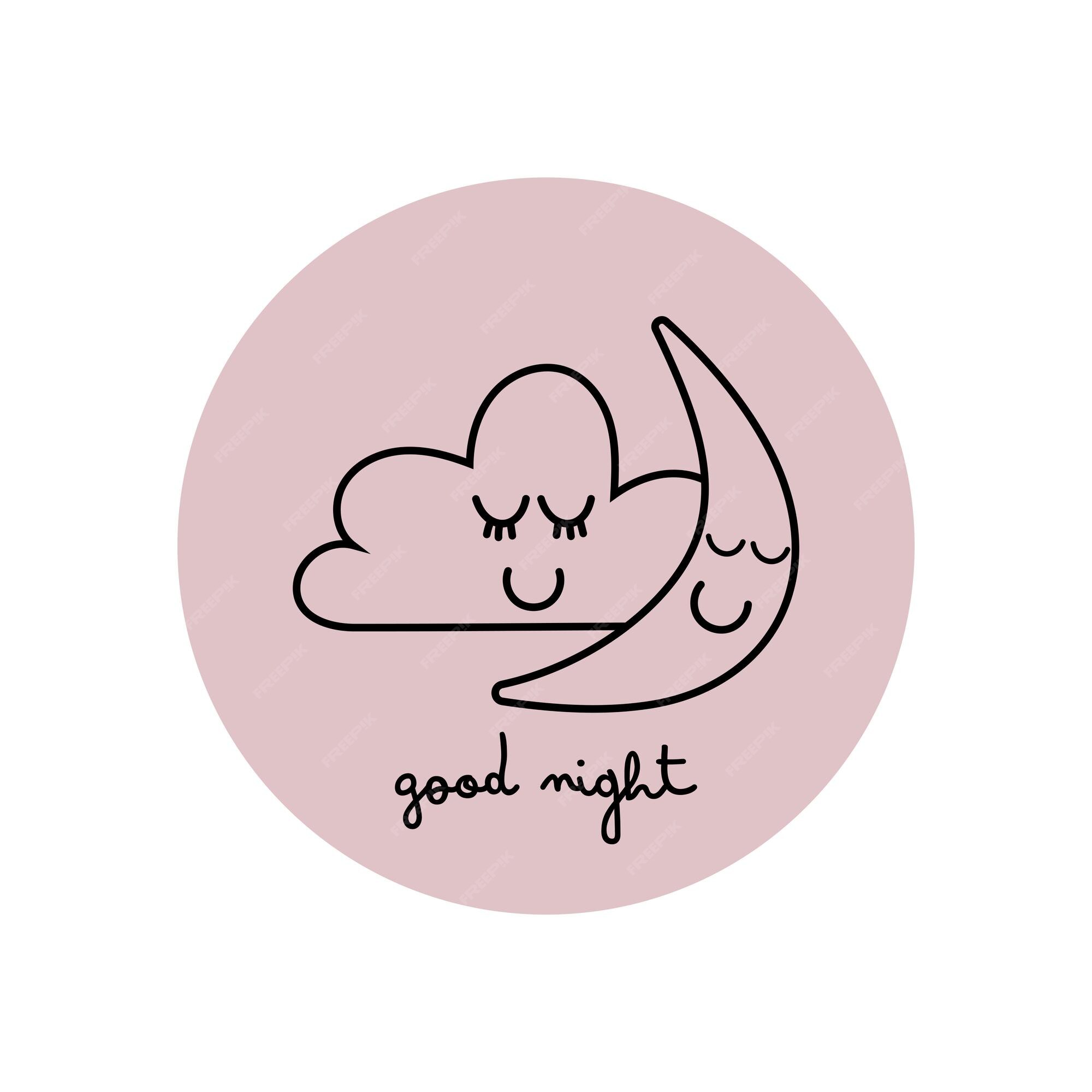 Sleepy Good Night My Love Sticker by skinproud for iOS & Android