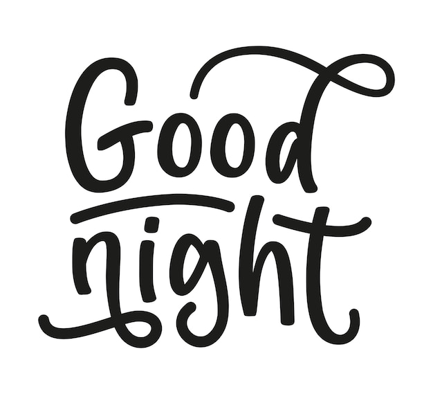 Premium Vector | Good night vector stock illustration