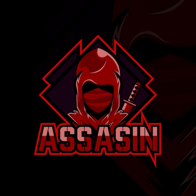 Good ninja assassin vector graphic illustration for your esport team logo or your channel