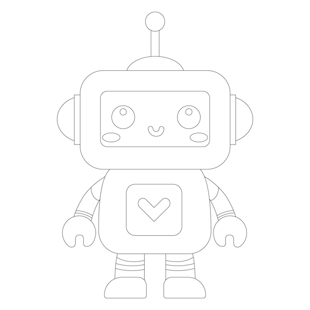 ティックを持つ良いロボット