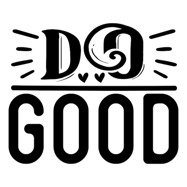 Vector do good svg