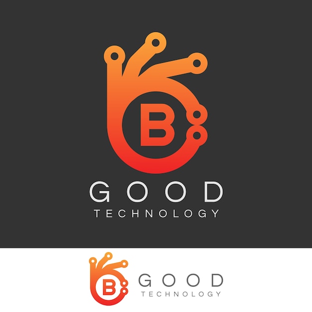 good technology initial Letter B Logo design