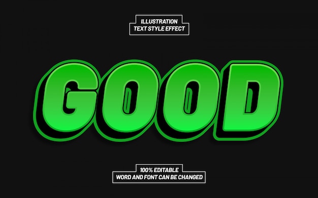 Good text style effect