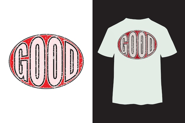 good vibes only typography t shirt design