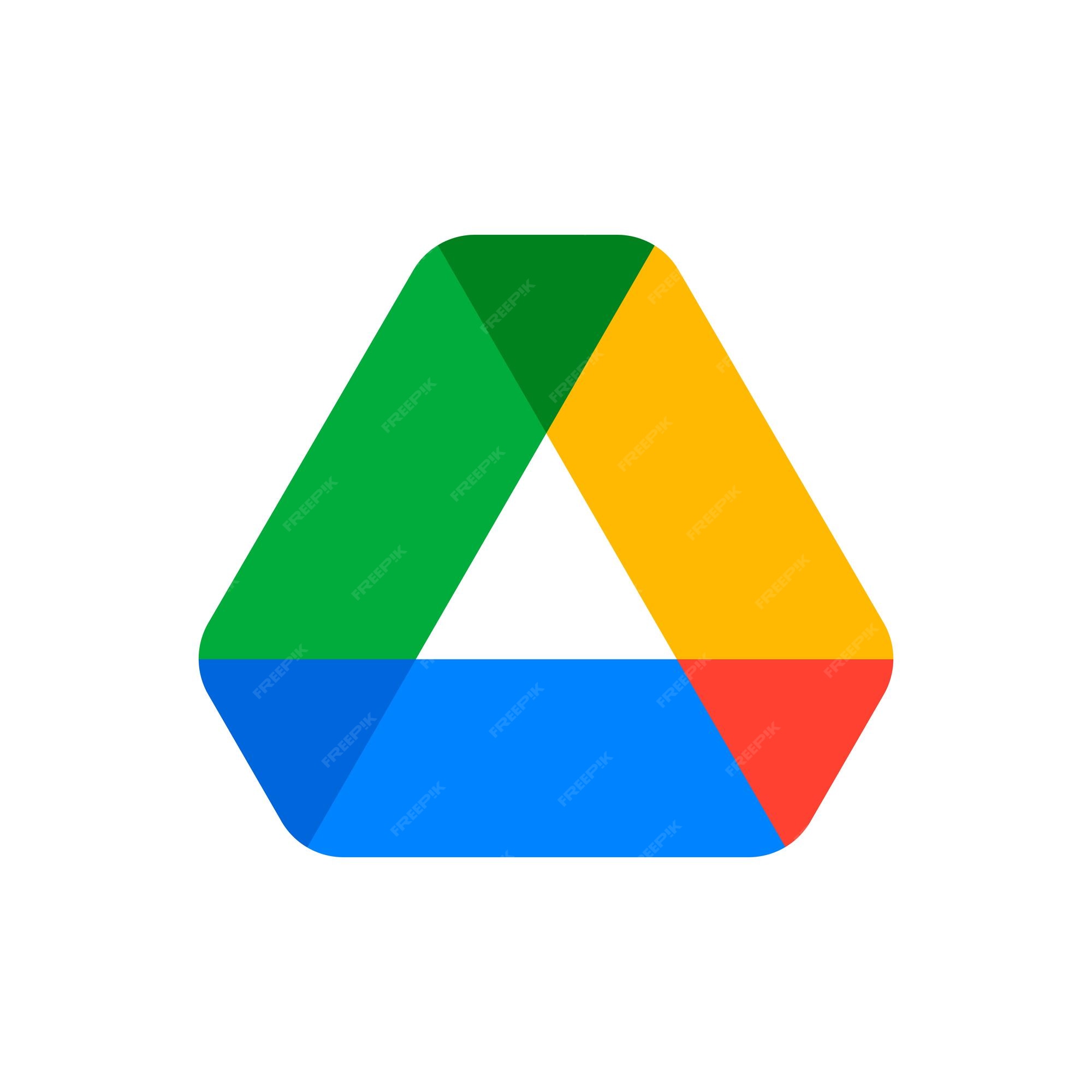 Premium Vector | Google drive logo