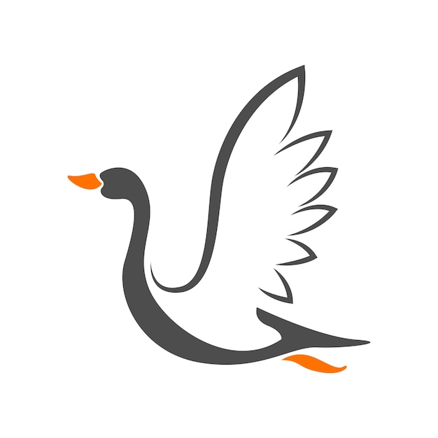 Goose logo icon design