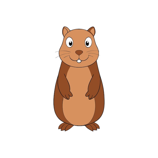 Gopher Line Art Vector Illustratie