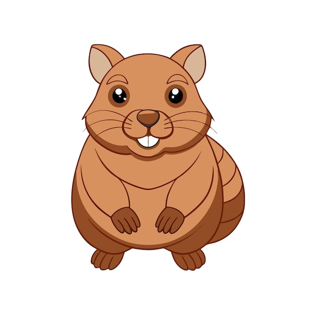 Gopher Line Art Vector Illustratie