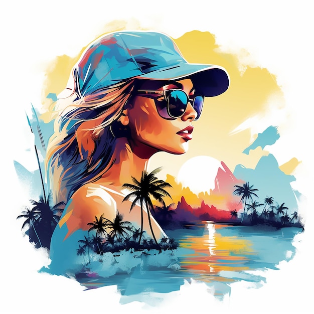 Gorgeous artistic graphic with a transparent background perfect for printing on a tshirt