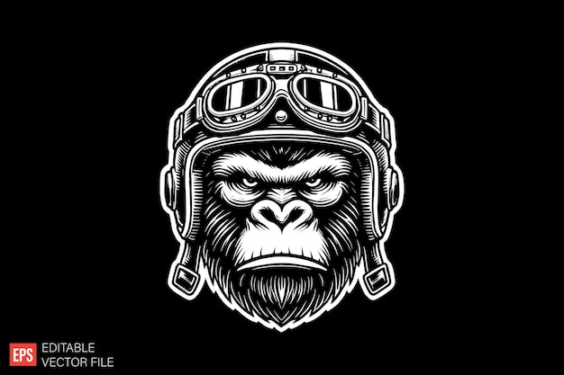 ゴリラ・バイカー・ヘッド
