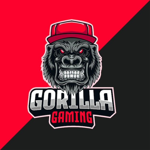 Logo di esportazione di giochi gorilla