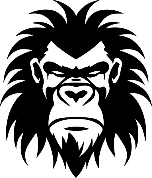 Vector gorilla high quality vector logo vector illustration ideal for tshirt graphic