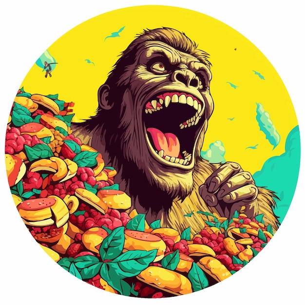 Gorilla illustration