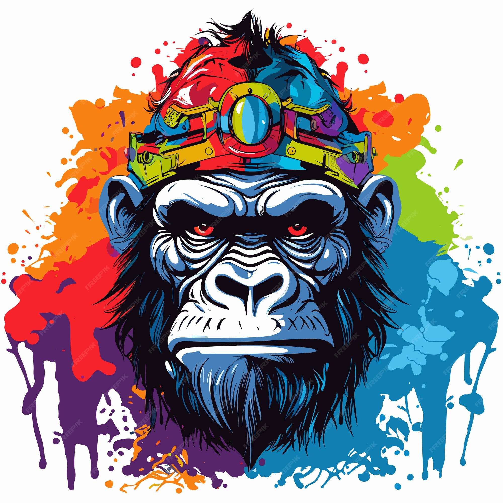 King Gorilla #037 - King Gorilla - Graffiti Minimalist Pop Art