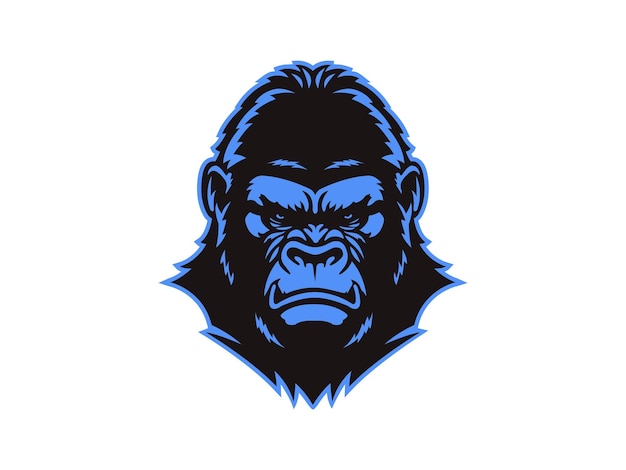 Gorilla Kong Head Logo