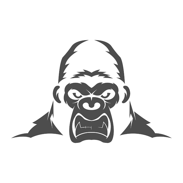 Gorilla logo pictogram ontwerp